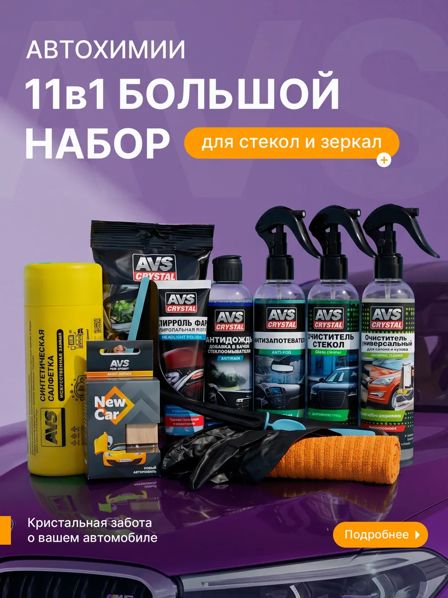 Подарочный набор автохимии для машины