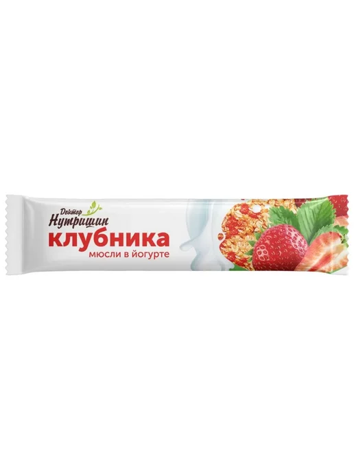 Батончик-мюсли Доктор Нутришин клубника в йогуртовой глазури, вариант