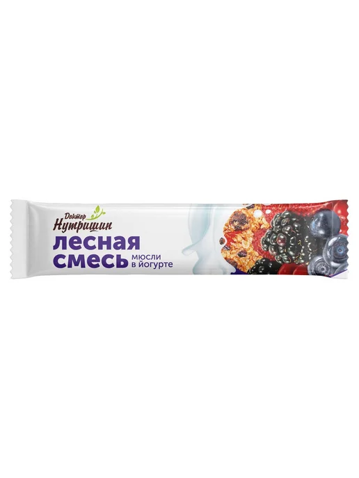 Батончик-мюсли Доктор Нутришн лесная смесь в йогуртовой глаз, вариант
