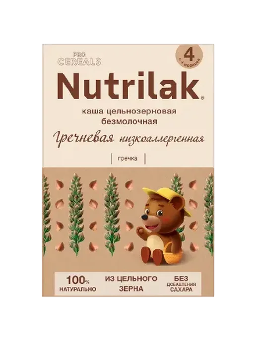Нутрилак Премиум Каша безмолочная Гречневая 200г, 200 г
