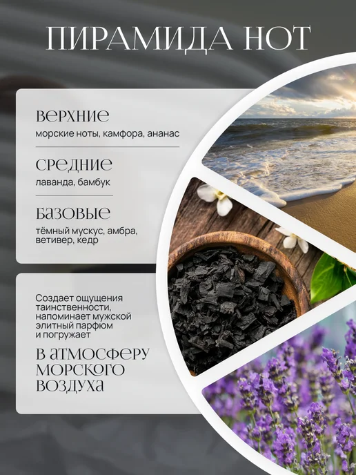 Svetlomagic Ароматизатор в машину премиальный Черный коралл и Мох, черный, фото 2
