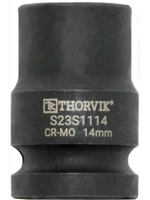 THORVIK Головка торцевая ударная 1 2" 14 мм, S23S1114, черный, фото 2