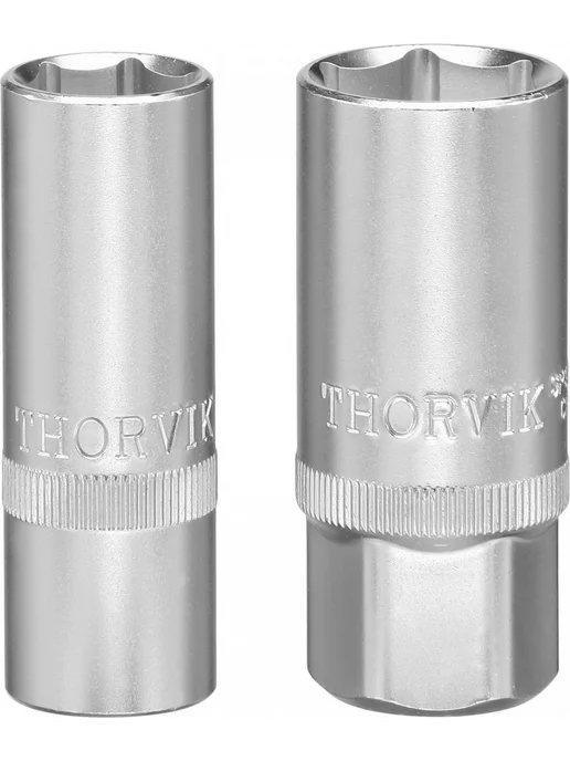 THORVIK Головка торцевая свечная 3 8" 16 мм, ThorvikS2S3116, серый, фото 4