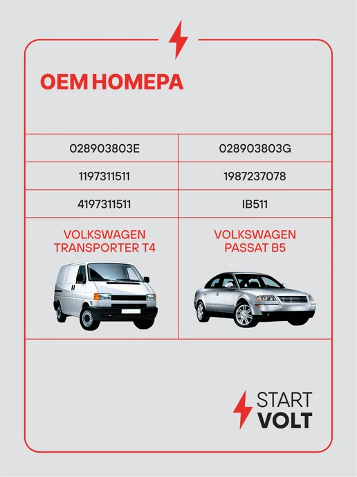 STARTVOLT Регулятор напряжения генератора VAG Transporter T4 Passat B5, вариант, фото 2