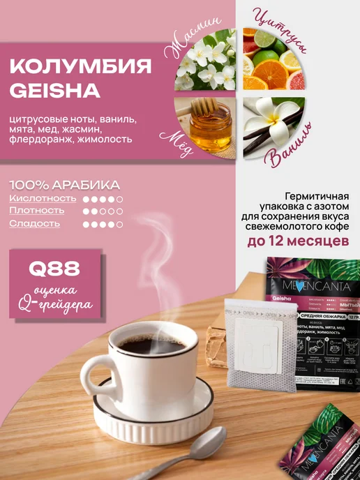 Дрип кофе Ассорти 8шт*12гр MeEncanta, 8 шт, 12 г, фото 3