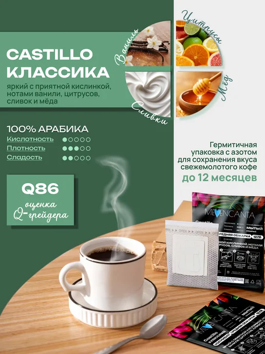 Дрип кофе Ассорти 8шт*12гр MeEncanta, 8 шт, 12 г, фото 4