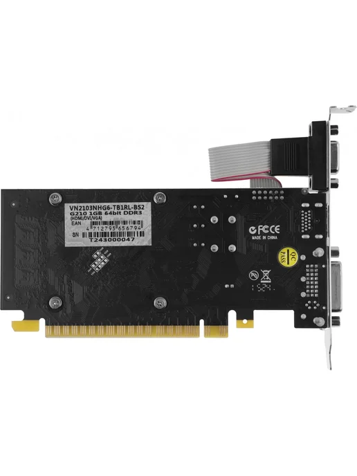 Biostar Видеокарта GeForce 210 VN2103NHG6 1 ГБ (VN2103NHG6), черный, фото 3