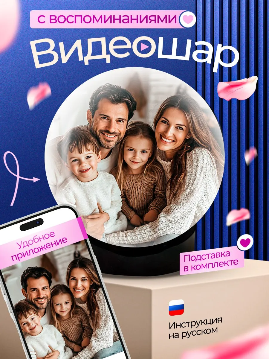 Видеосфера с воспоминаниями цифровая фоторамка