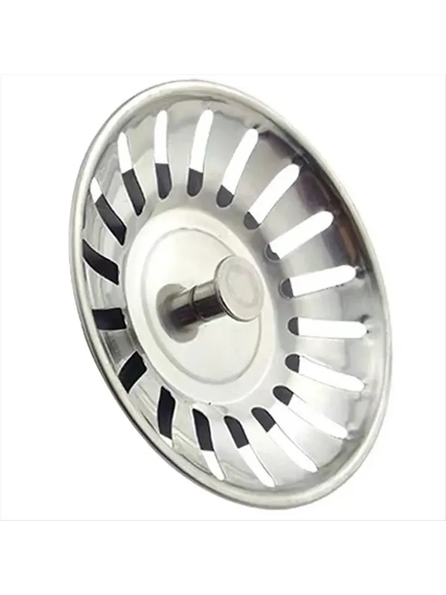 Kitchen Sink Strainer Drain Plug for Basin Stainless Steel