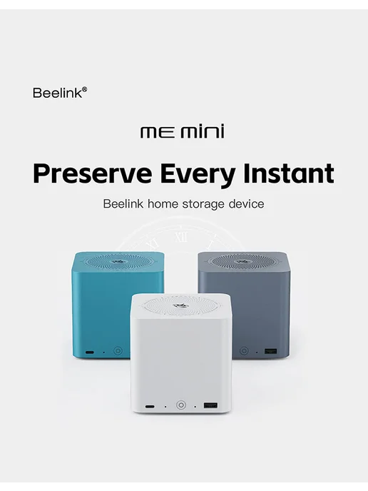 Beelink Мини ПК ME mini NAS N95 12ГБ+1ТБ, 12 ГБ, 1 ТБ, фото 2
