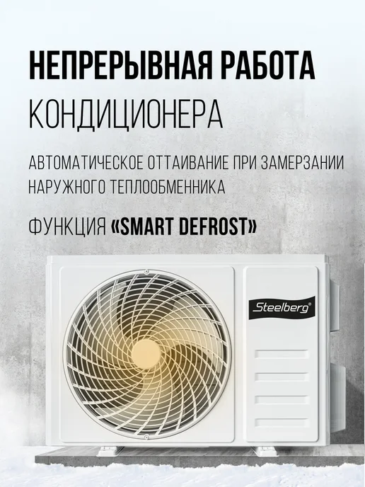 STEELBERG Сплит-система кондиционер настенный LUMINA на 27 кв.м, белый, фото 8