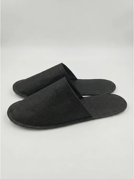 TAP MODA Тапочки одноразовые закрытые, черный, фото 3