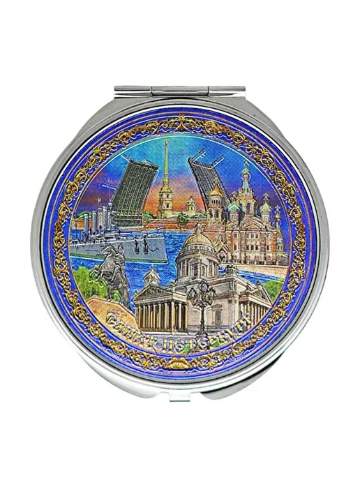 Зеркальце весь СПб Медный всадник, серый