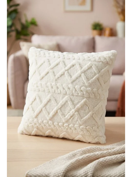Lizzy Home Подушка декоративная 45х45 на молнии, 45x45, фото 4
