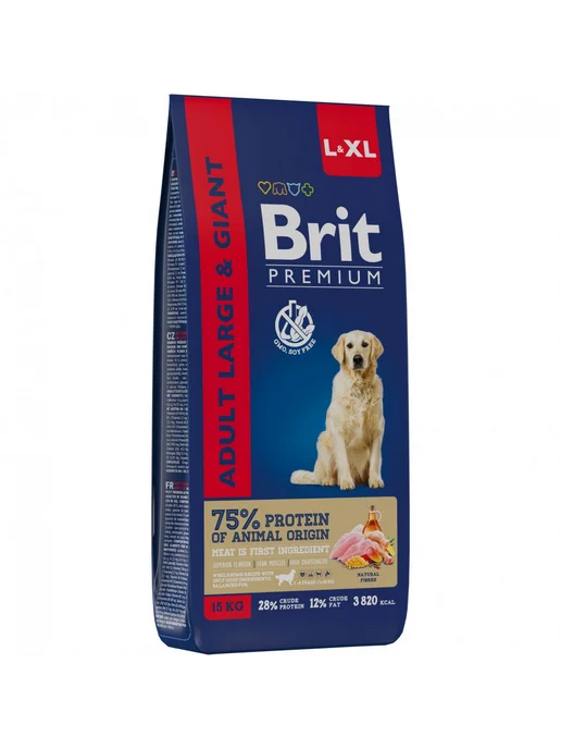 Сухой корм Brit Гигантских для собак, крупные, курица, 15 кг, фото 3