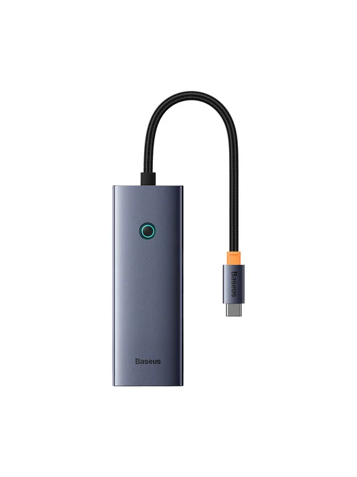 Baseus USB разветвитель UltraJoy Хаб 5 в 1, серый, серый, фото 8