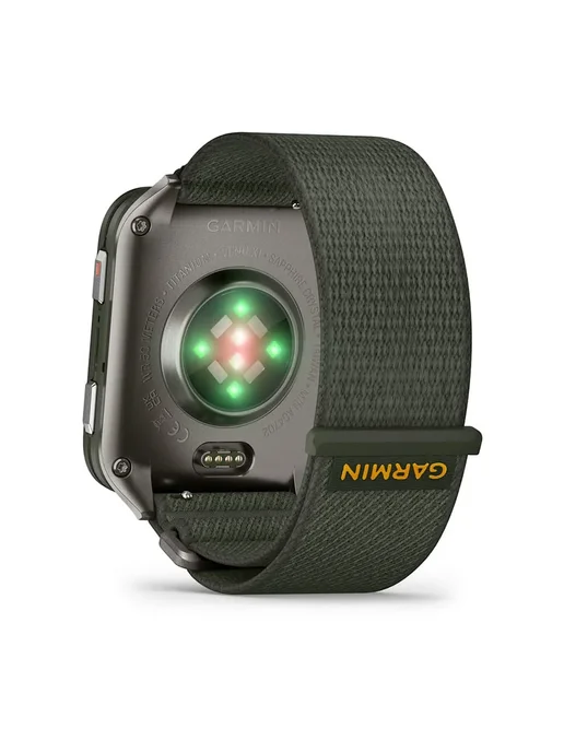 Garmin Смарт-часы VENU X1 MOSS TITANIUM with MOSS NYLON BAND, титан, фото 4