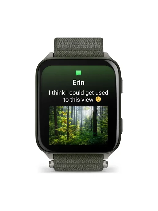 Garmin Смарт-часы VENU X1 MOSS TITANIUM with MOSS NYLON BAND, титан, фото 5