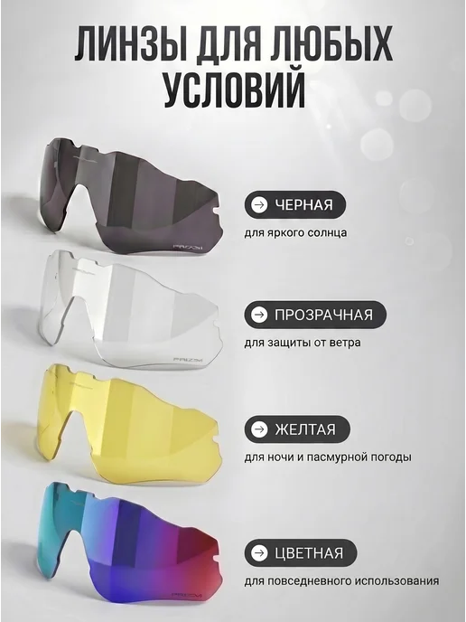 OAKLEY Спортивные очки Radar в стиле Gorpcore, вариант, фото 4