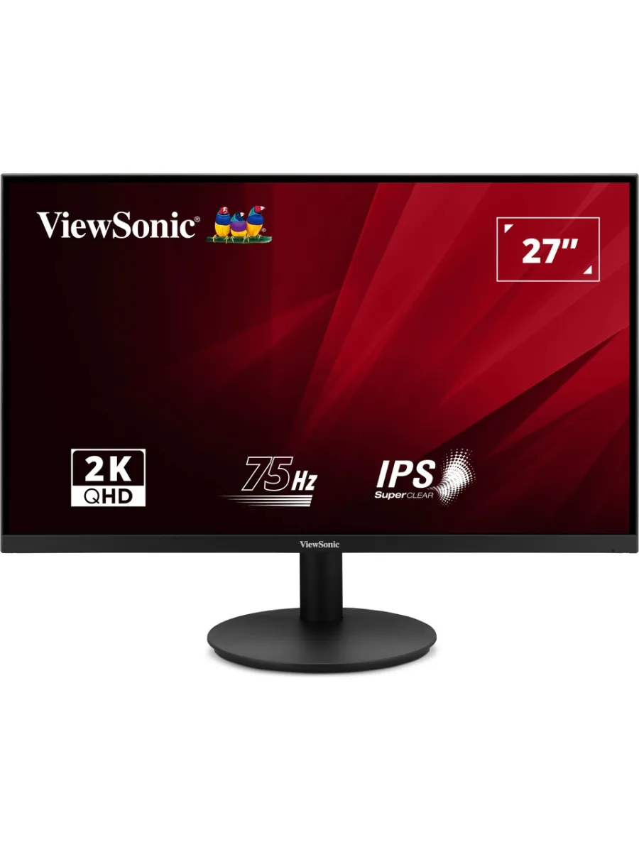 Viewsonic Монитор 27 Дюймов для офиса 2K VA2708-2K-HD-2