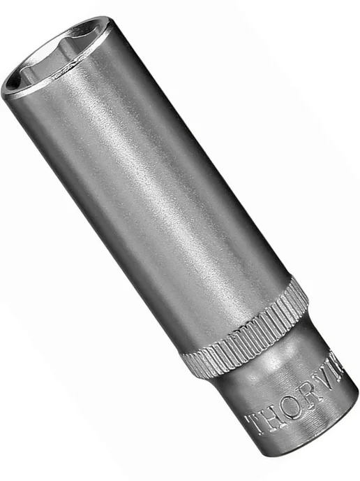 THORVIK Головка торцевая глубокая 1 2", 32 мм S13S2132, серый, фото 3