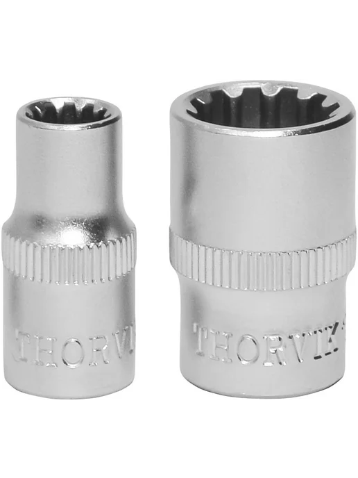 THORVIK Головка торцевая MultiProf 1 4DR 13 мм MP01413, серый, фото 3