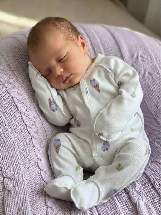 Maxmama Слип для новорожденных комбинезон нательный 2 штуки, вариант, фото 5