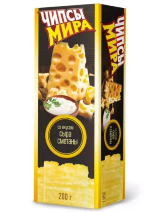 ТМ Мира Чипсы картофельные с сыром и сметаной 5 шт по 100 г, 2 шт, 200 г, фото 2