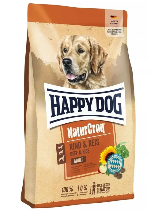 Сухой корм Happy Dog Naturcroq для собак, 15 кг, фото 2