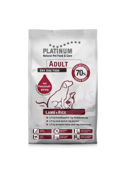 Сухой корм platinum для собак, взрослые, 1,5 кг, фото 2