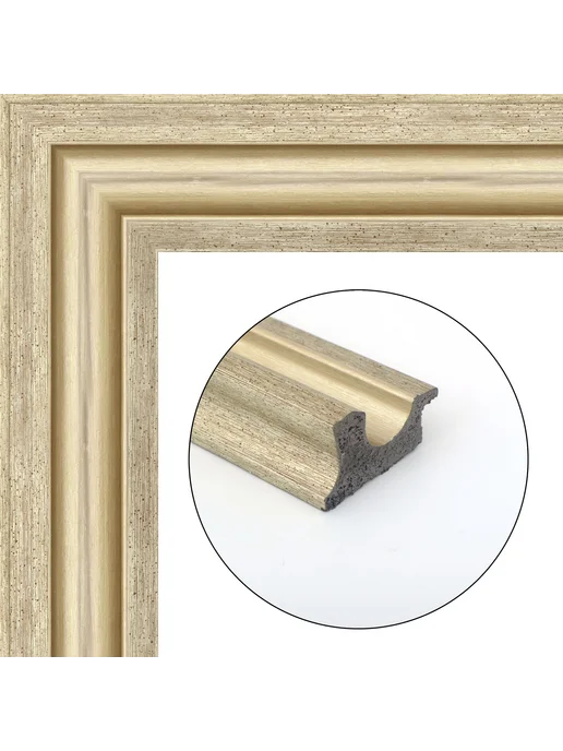 Кинешемская рамочка Рамка багетная для картин со стеклом 40 x 30 см, РБ-018, 40x30 см, фото 2