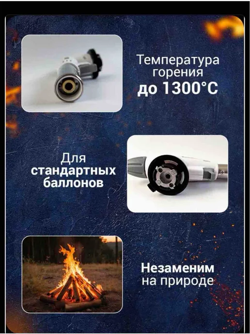 Газовая горелка туристическая, вариант, фото 2
