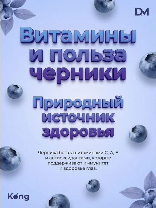 DM Premium Nuts Черника сушеная 500г, 500 г, фото 2