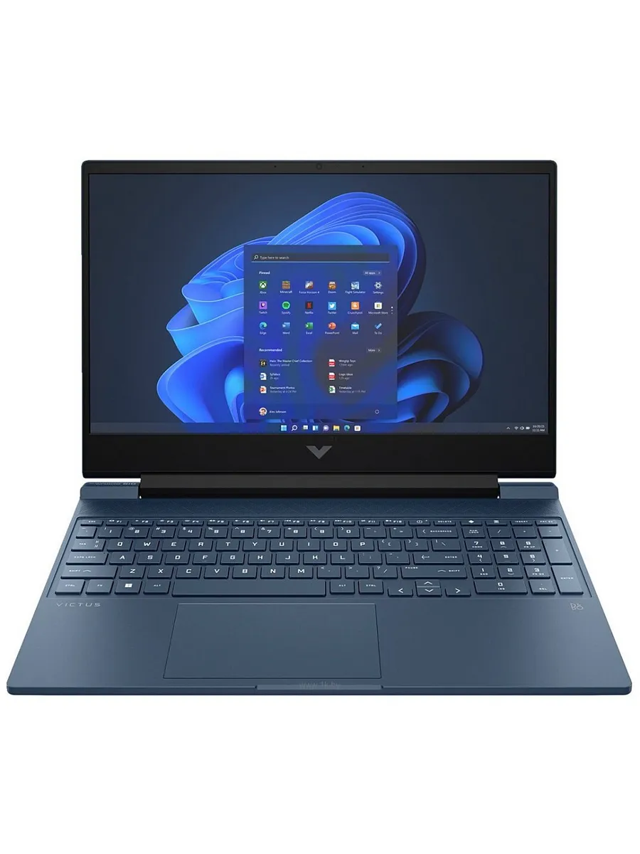 Ноутбук Victus 15 15.6" AMD Ryzen 7 16ГБ/SSD 512ГБ синий