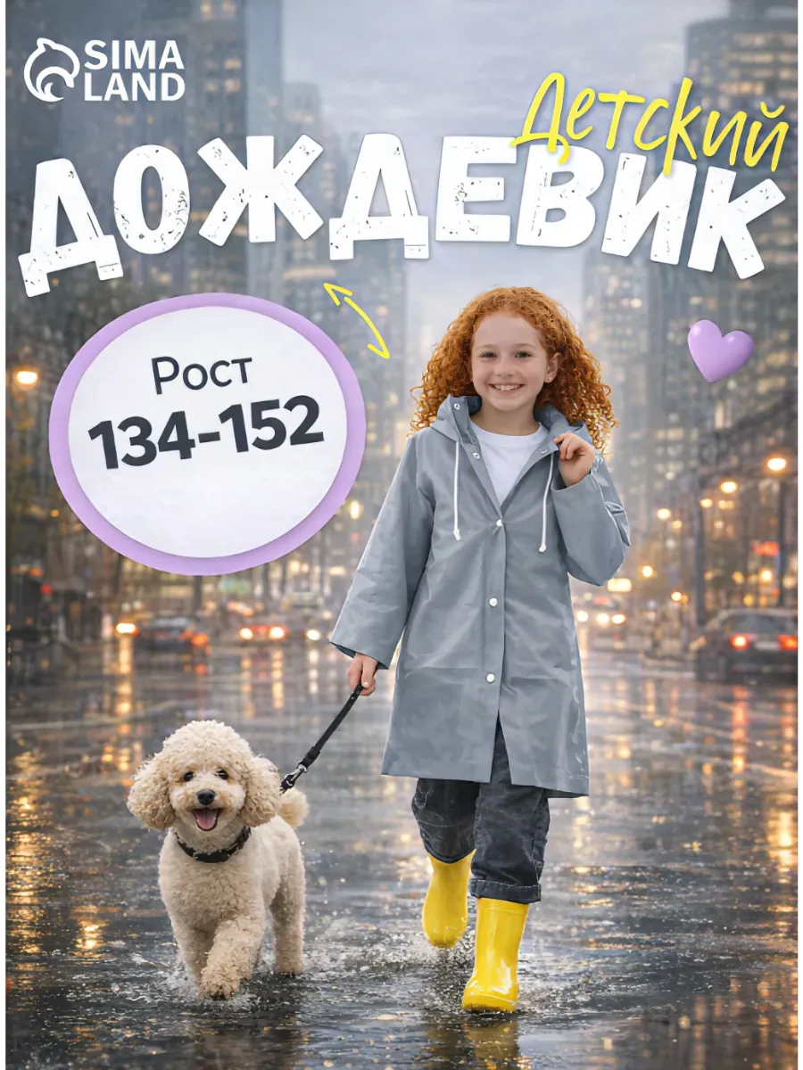 Дождевик детский