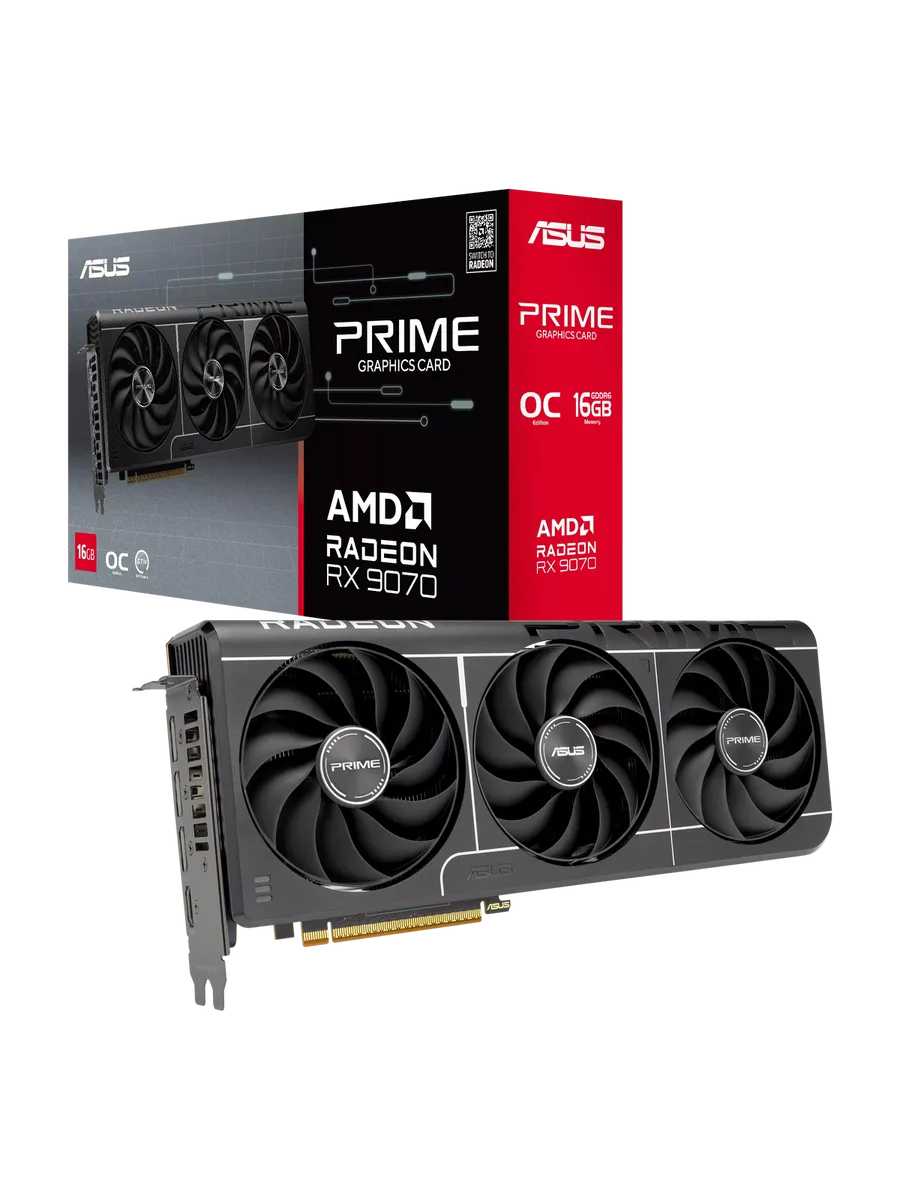 Видеокарта RX9070 PRIME EVO OC 16GB (90YV0MQ0-M0NA00)