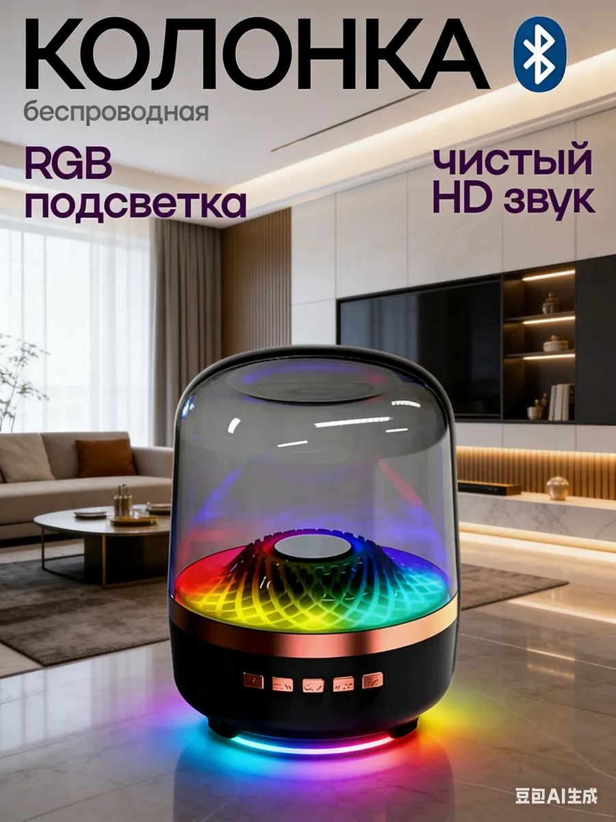 Умная колонка Капсула большая с Марусей MRC02GY