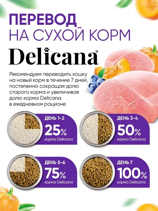 Сухой корм Delicana Кошек для собак, стерилизованные, 0,4 кг, фото 6