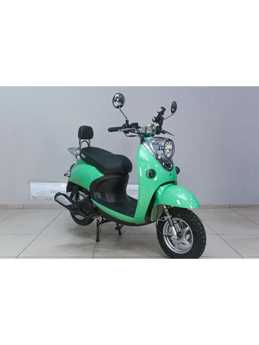 ТЕХНОМОТОРФ Скутер VMC RETRO Black (49) см3, зеленый, фото 2