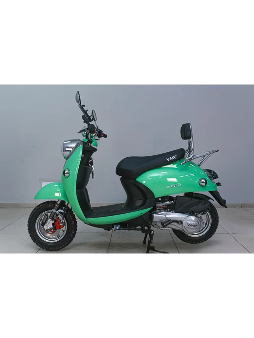 ТЕХНОМОТОРФ Скутер VMC RETRO Black (49) см3, зеленый, фото 7