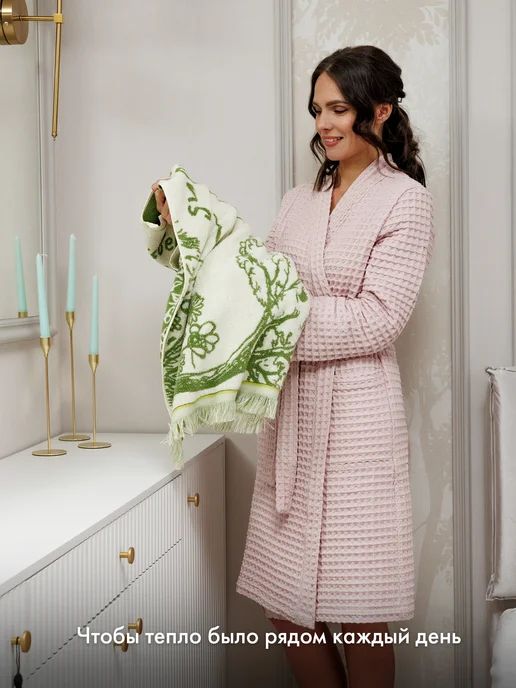 Cleanelly Полотенце махровое банное 70х140 см, 70x140 см, фото 4