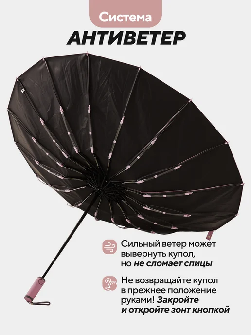 зонт, оранжевый, фото 3
