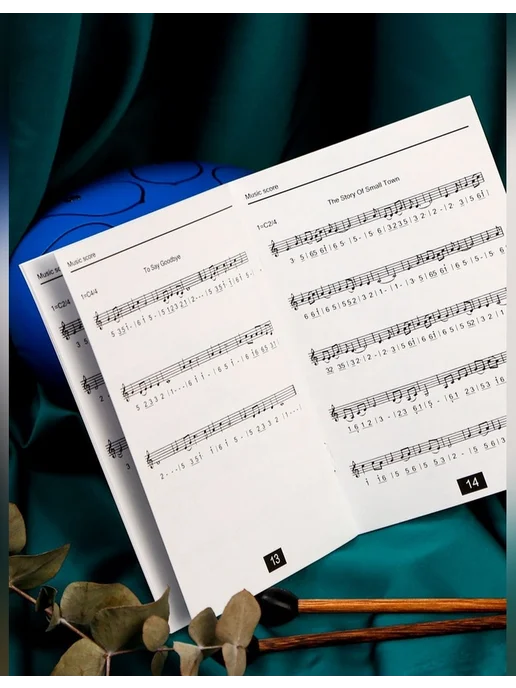 Music Life Глюкофон с 8 лепестками для творчества, синий, фото 5