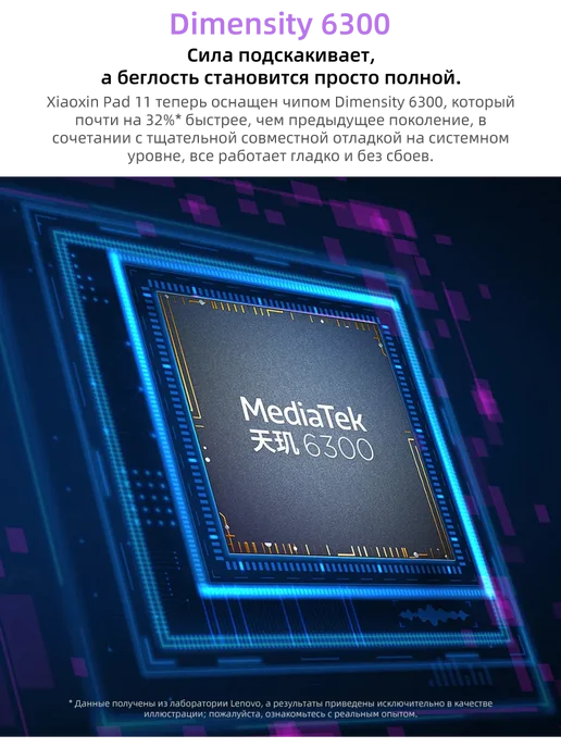 Lenovo Планшет Xiaoxin Pad 11 2025, 6 ГБ + 128 ГБ, 6 ГБ, 128 ГБ, фото 4