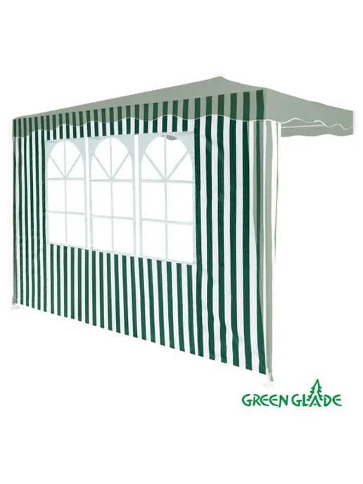 Green Glade Стенка с окном для садовых тентов, зеленый, фото 2