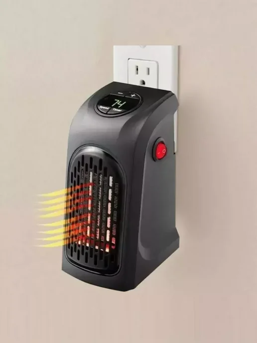 For FAMILYANY Портативный тепловентилятор, черный, фото 2