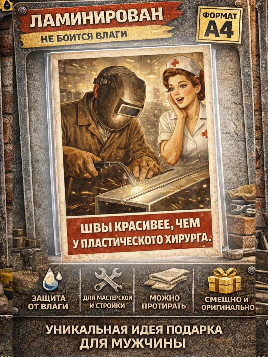 Постер для сварщика
