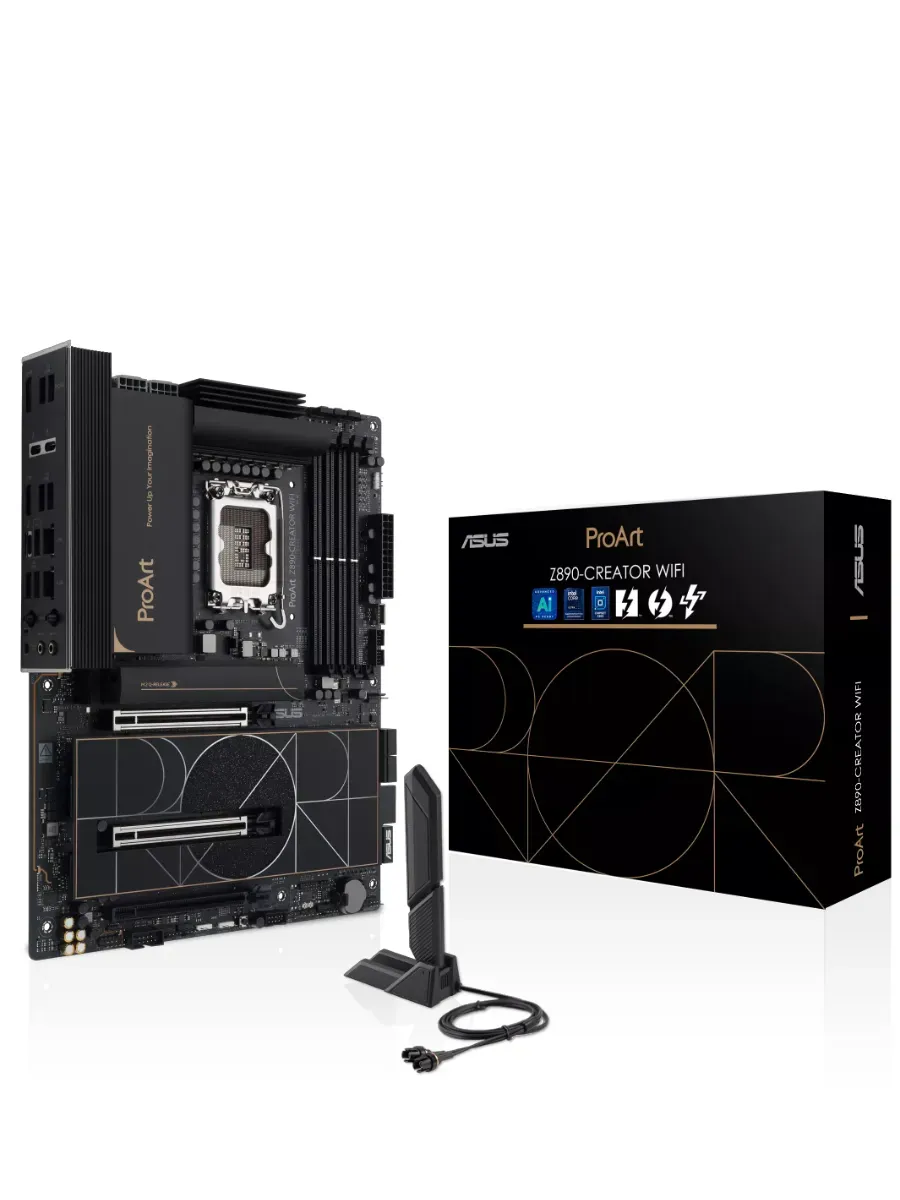 Материнская плата ProArt Z890-CREATOR Wi-Fi, LGA1851 Asus 848890528 купить в интернет‑магазине Wildberries