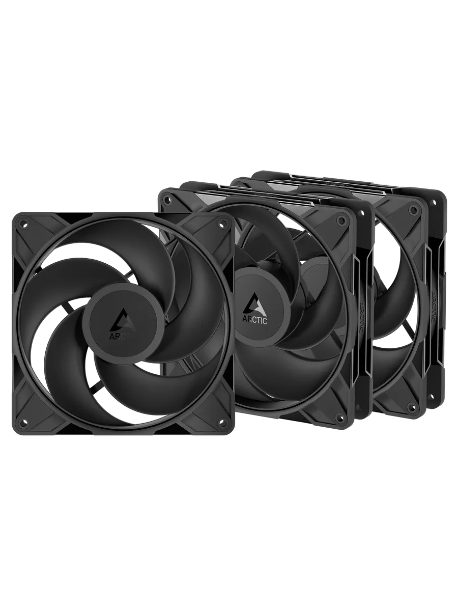 Реверсивный вентилятор для ПК P14 Pro Reverse Black 3 шт.