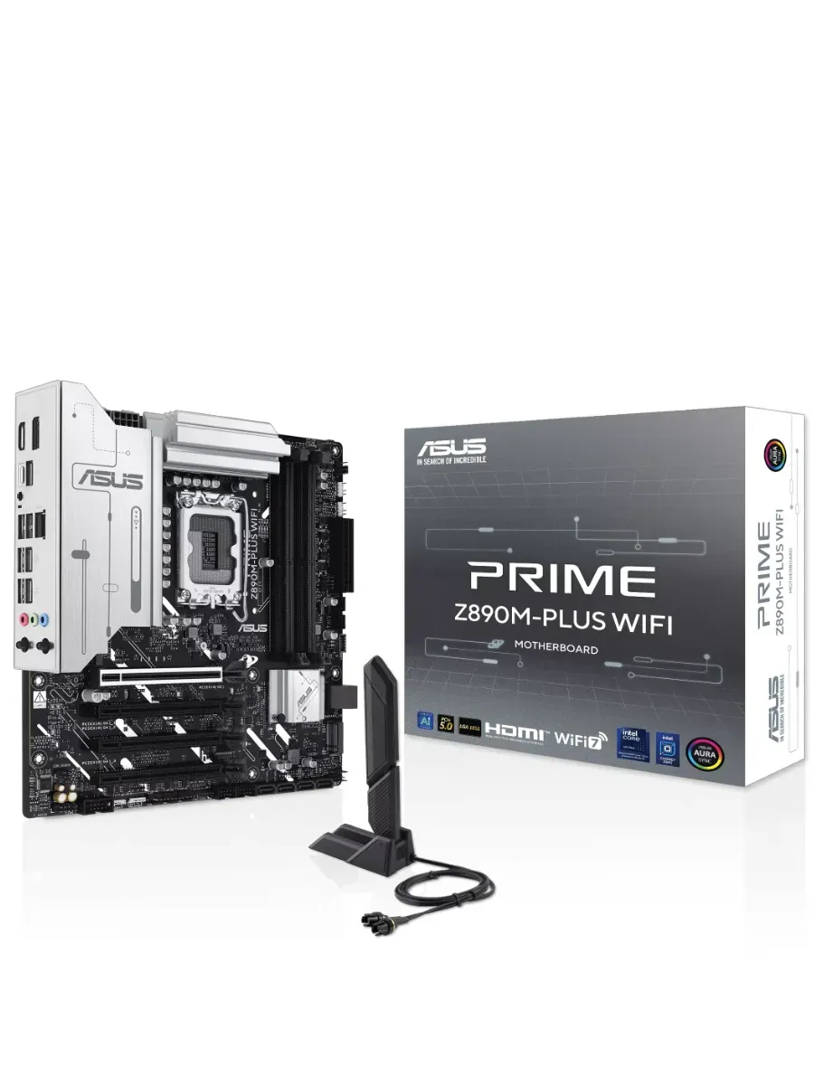 Материнская плата PRIME Z890M-PLUS Wi-Fi, LGA1851 Asus 848915276 купить в интернет‑магазине Wildberries